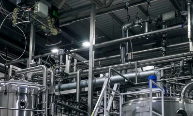 Montagem de tubulação encamisada para Indústria Cervejeira