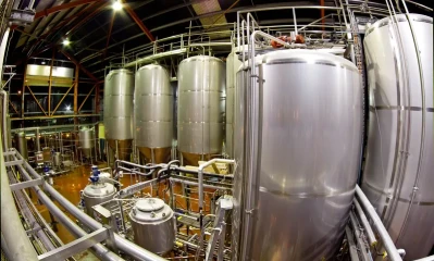 Tubulação para cervejaria