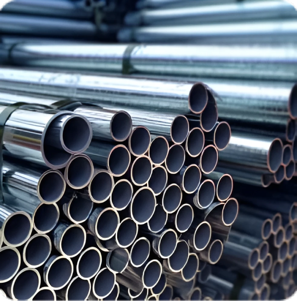 Tubos de aço com costura galvanizado ou preto